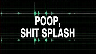 Poop shit splash sound effect  BEHIND THE SCENES video in the description [upl. by Jar]