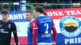 GLENTORAN V LINFIELD HIGHLIGHTS  2024 IRISH PREMIERSHIP FOOTBALL [upl. by Parrisch]