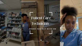 DAY IN THE LIFE OF A PATIENT CARE TECHASSISTANT  12 HOUR SHIFT🏥🩺 [upl. by Ned193]