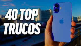 iPhone 16  40 TOP TRUCOS y TIPS 👈 [upl. by Nabala]