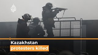 Kazakhstan ‘Protesters and police killed’ as unrest grows [upl. by Scheer489]