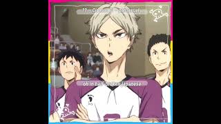 Half Broken Japanese  SemiShira edit post   Semi x Shirabu haikyuu anime haikyuuedit gay [upl. by Ydnys]