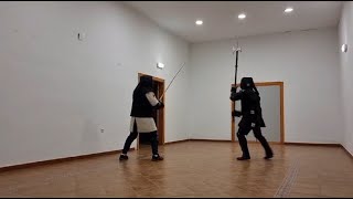 Poleaxe vs Montante two handed sword [upl. by Junette]