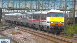 Trains at Peterborough Station ECML  050923 [upl. by Notlrahc710]