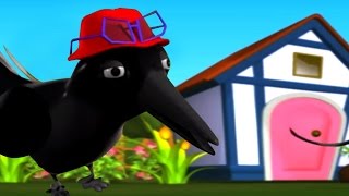 CROW  Nursery Rhymes With Lyrics For All  Bird Rhymes in Tamil  Rhymes 3D Animation [upl. by Valonia]