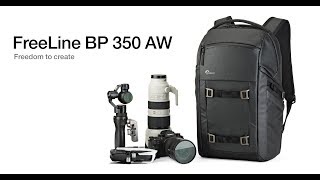 Lowepro  FreeLine BP350  Product Walk Through [upl. by Ardet297]