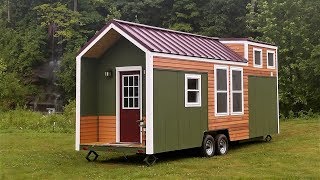 Beautiful Tiny Home Built For Cheap Living [upl. by Ennaecarg]