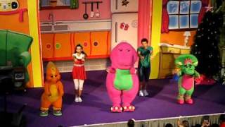 Barney quotChristmas Surprisequot live at United Square  Jingle Bells [upl. by Llertak]