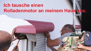 Ich tausche einen Rollladenmotor aus [upl. by Ssepmet]