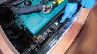 Snow Gum  Manual Engine Start for Volvo Penta D275  Garcia Exploration 45 [upl. by Fairfax]