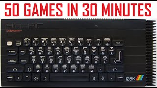 50 Sinclair ZX Spectrum 128K Games In Under 30 Minutes [upl. by Tterraj]