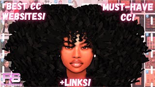 The BEST CC Websites  MUSTHAVE CC amp LINKS  How To Make Better Sims  Sims 4 CAS [upl. by Quiteris]