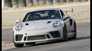 Porsche 9912 GT3 RS vs 718 GT4 RS at Laguna Seca  Serge Track Days GT3RS [upl. by Nehtiek]