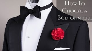 Lapel Flower Pin amp Boutonniere Basics  How To Find The Right One For You [upl. by Guido]