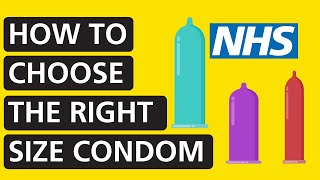 How to choose the right size condom  NHS [upl. by Phyllys381]