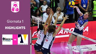 Conegliano  Trento  Highlights  1 Giornata Campionato 2324  Lega Volley Femminile [upl. by Barnett]