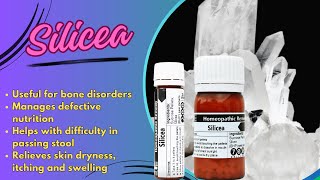 Silicea  Homeopathic Medicine  Uses Dosage amp Side Effects  Hindi Urdu [upl. by Anaeda]