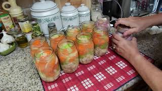 Making  Pressure Canning Chicken Soup Starter For Soup pot Pies Full Tutorial food forjars [upl. by Enitsrik]