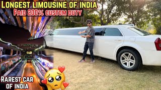 Car nhi ₹3cr ka Ghar hai yeh Imported Chrysler Limousine in India 👌 [upl. by Gardell132]