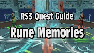 RS3 Rune Memories Quest Guide  RuneScape [upl. by Tamah]