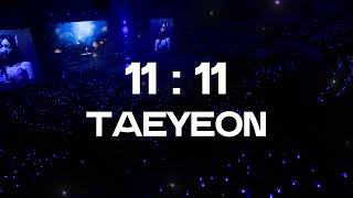 1111  TAEYEON  Empty Arena  Concert Audio [upl. by Aicnetroh]