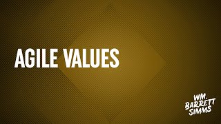 Agile Values [upl. by Ailad]