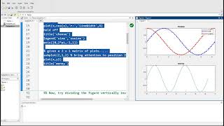 Subplots in Matlab [upl. by Llerraf39]