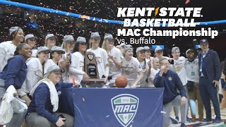 Kent State Womens Basketball MAC Championship vs Buffalo 31624  Highlights [upl. by Aleakcim]