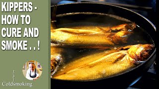 KIPPERS  HOW TO CURE AND SMOKE  Cold Smoked Kippers [upl. by Romo]