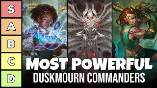 The Most Powerful Commanders of Duskmourn  Main Set amp Precons  Tier List  MTG [upl. by Jc102]