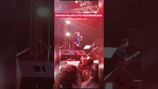 RUPAM ISLAM  Fossils  live performance in Medinipur 😍 [upl. by Asserrac]