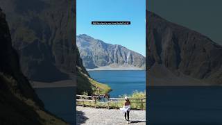 Mt Pinatubo Crater Lake ⛰️ travel trekking travelgoals mtpinatubo philippines shorts nature [upl. by Babby]