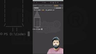 Javascript Rocket Pattern  Javascript Tutorial shorts javascript coding coderohan codingshorts [upl. by Beck]