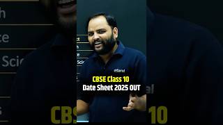 CBSE Board Exam Date Sheet 2025 OUT🔥 CBSE Date Sheet 2025 Class 10 shorts class10 esaral [upl. by Nelrac]