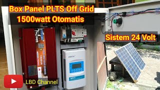 Merakit Box Panel PLTS Off Grid 1500watt 24 Volt [upl. by Reimer763]