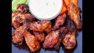 How To Make Barbecue Wings  آموزش درست کردن بال مرغ کبابی [upl. by Anelak]