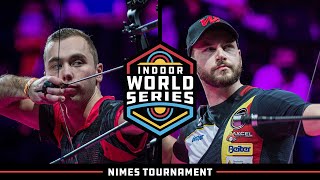 Steve Wijler v Felix Wieser – recurve men gold  2022 Nimes Tournament [upl. by Nyltyak]