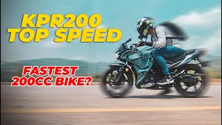 Lifan KPR200 Top Speed Test [upl. by Assirram]