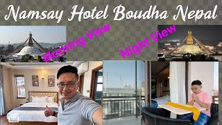 Episode 4 Namsay Hotel Boudha Nepal Ladakhi American Vlogs [upl. by Kosey]