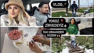 EN ZİRVEDEYİZ🏔️YOROZ📍TAKI ORGANİZERİ🤍BİRLİKTE DÜZENLEYELİM😍VLOG [upl. by Eelorac393]