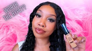 Lancôme Teint Idole Ultra Wear All Over Full Coverage Concealer 410 Bisque W [upl. by Nagiem]