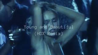 Lana Del Rey  Young and Beautiful  HDX Remix   Bel Air Now [upl. by Aihsetan]