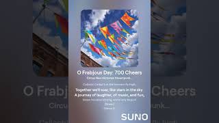 O Frabjous Day 700 Cheers  AI Music original [upl. by Nnylyaj]