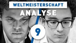 Caruana  Carlsen Partie 9 Schach WM 2018  GroßmeisterAnalyse [upl. by Bari]