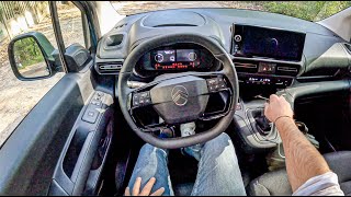 NEW Citroen Berlingo Van XL  15 BlueHDi 102 hp  POV Test Drive [upl. by Adnov790]