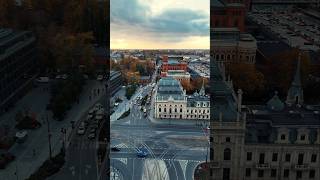 ul Ogrodowa Muzeum Miasta Łodzi music muzeum lodz travel drone polska dji drones dron [upl. by Phail961]