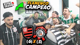 React Flamengo 6 x 5 Corinthians  Flamengo Campeão Copa do Brasil Melhores momentos  Gols [upl. by Lladnik]