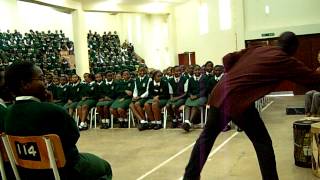 Warming up at Alliance Girls High School Nairobi Kenya June 2014 [upl. by Cairns]