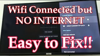 TCL TV CONNECTED BUT NO WIFI  EASY TO FIX [upl. by Eatnom]