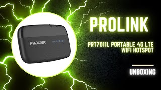 PROLiNK PRT7011L Portable 4G LTE WiFi Hotspot Unboxing [upl. by Landes]